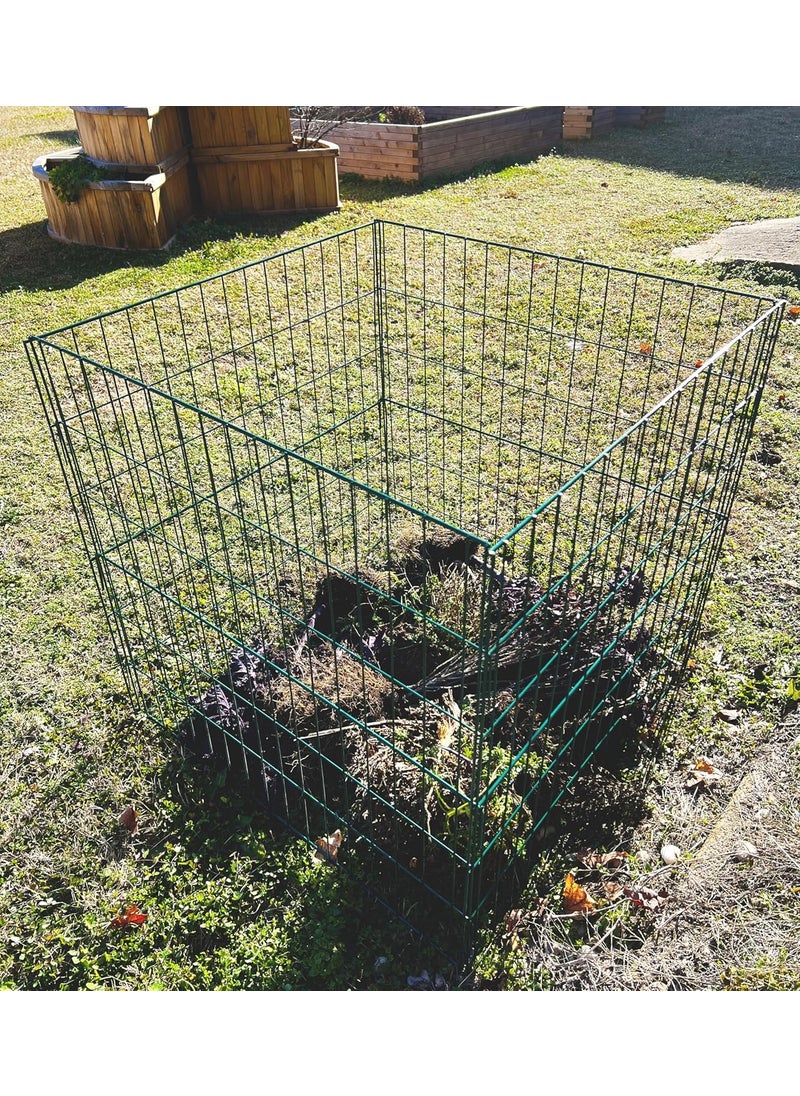 Bosmere Bosmere K765 Wire Compost Bin 30L x 30W x 30H Easy Assembly WFront Door that Opens for Effortless Access  - Image 2