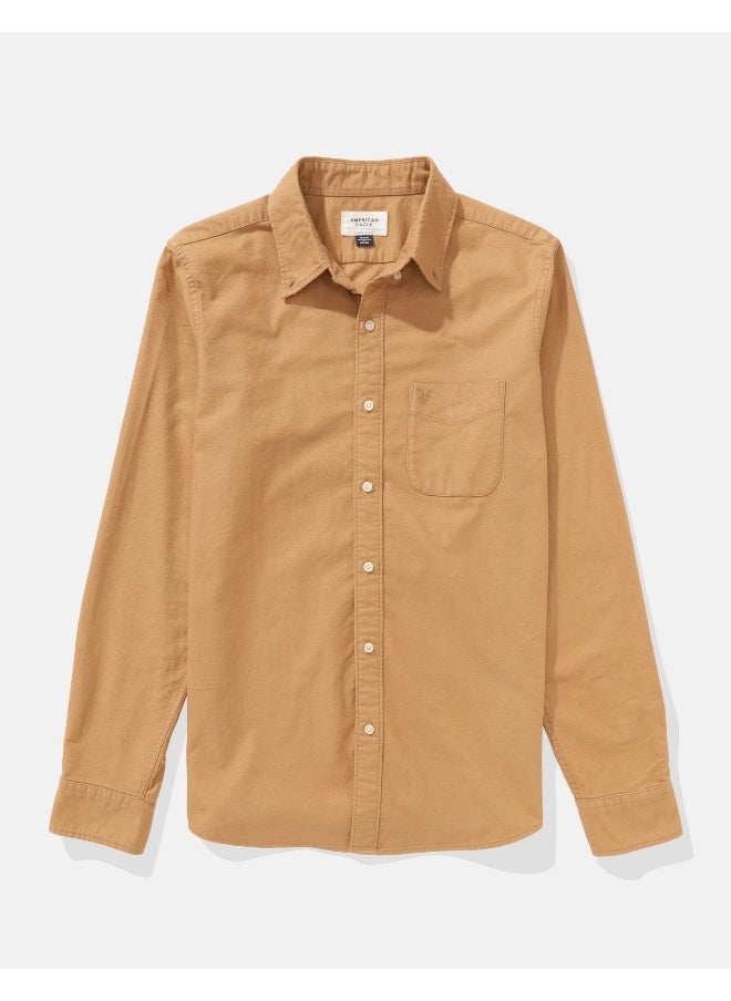 American Eagle - AE Everyday Oxford Button-Up Shirt - Image 1