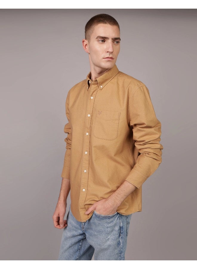 American Eagle - AE Everyday Oxford Button-Up Shirt - Image 1