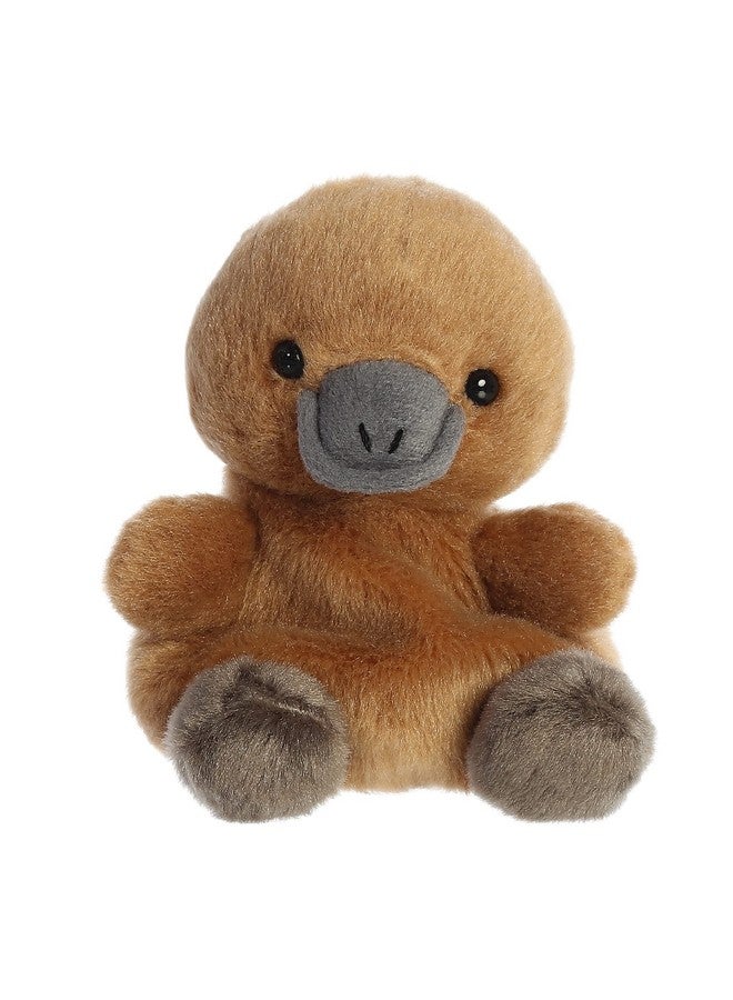 Aurora® Adorable Palm Pals™ Patty Platypus™ Stuffed Animal - Pocket-Sized Play - Collectable Fun - Brown 5 Inches - Image 1