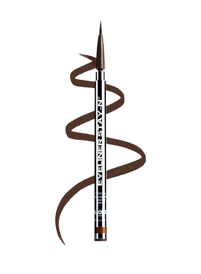 Sacheu Liquid Eyeliner STAY-N Long Wear Waterproof Eyeliner Pen with Ultra-Precise 360° Flexible Tip - Smudge-Proof Vegan & Cruelty-Free Eye Makeup, Eye’m Crisp - Image 1