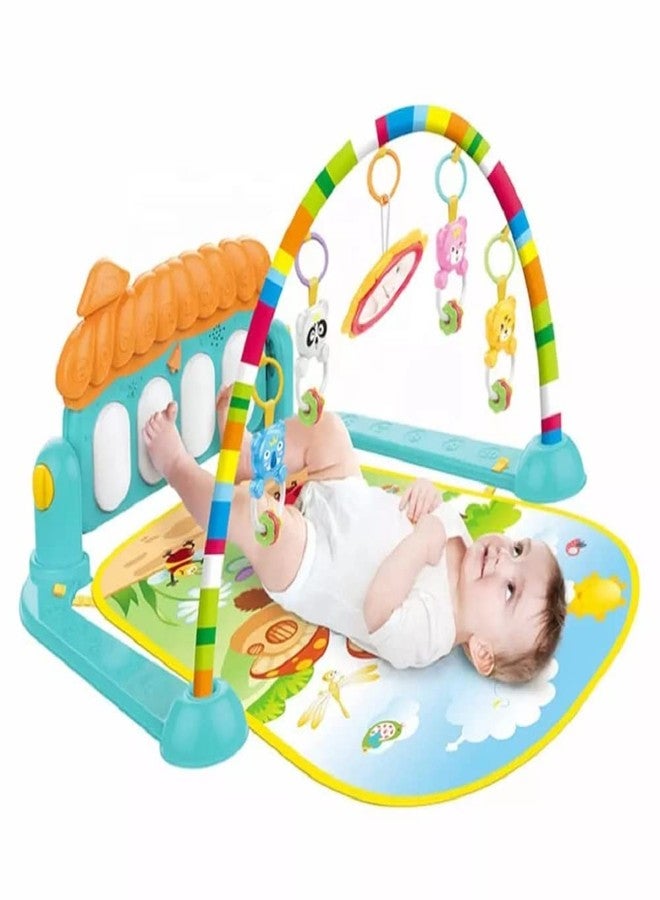 LONGMIRE Kick and Play Multi-Function Piano Gym and Fitness Rack for 0-36 Months Babies (Multicolor) - Image 2
