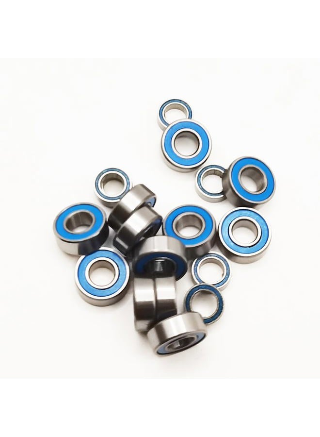 Ball Bearing Set 18pcs Chrome Steel Rubber Seals for 1/10 Tamiya M-05 M-06 Upgrade Parts - Image 4