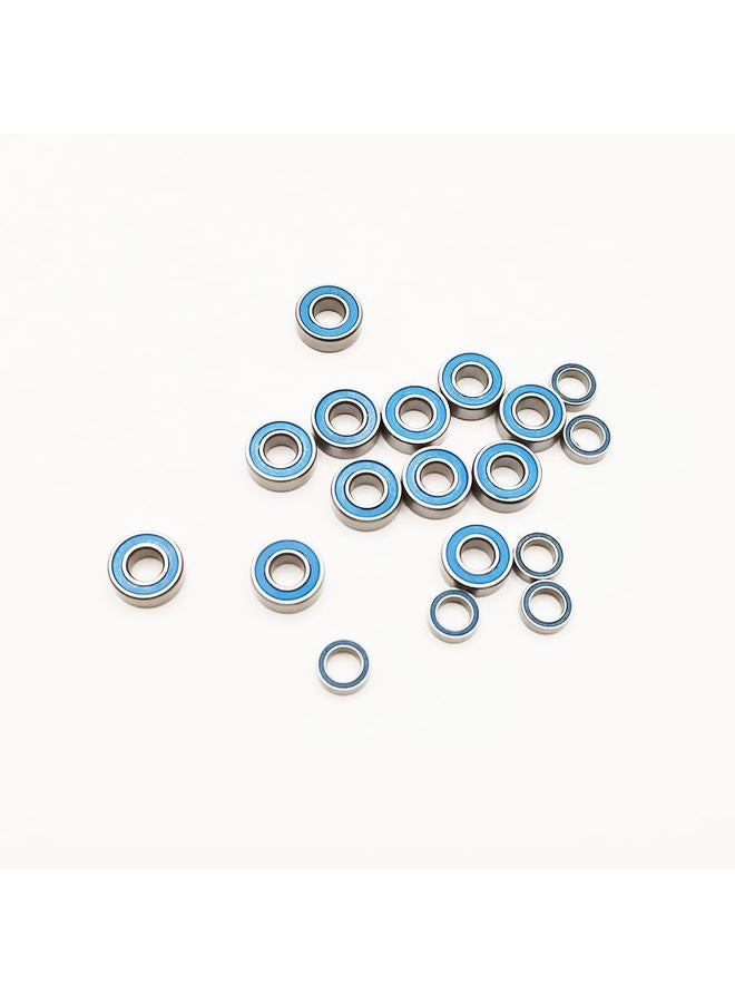 Ball Bearing Set 18pcs Chrome Steel Rubber Seals for 1/10 Tamiya M-05 M-06 Upgrade Parts - Image 2