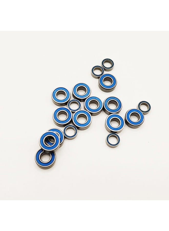 Ball Bearing Set 18pcs Chrome Steel Rubber Seals for 1/10 Tamiya M-05 M-06 Upgrade Parts - Image 3