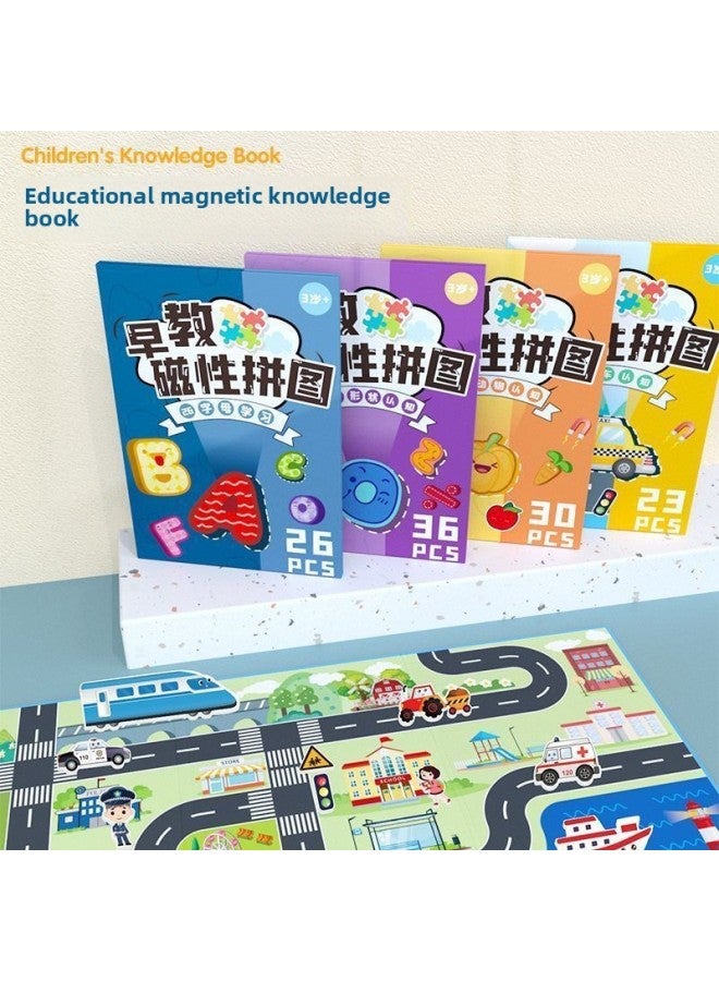 Loquat Enlightenment Children's Magnetic Absorption Knowledge This Magnetic Children's Popular Science Knowledge Popularization Powerful Magnetic Puzzle Early Education Toys-Color:Puzzle Magnetic Knowledge - Image 2