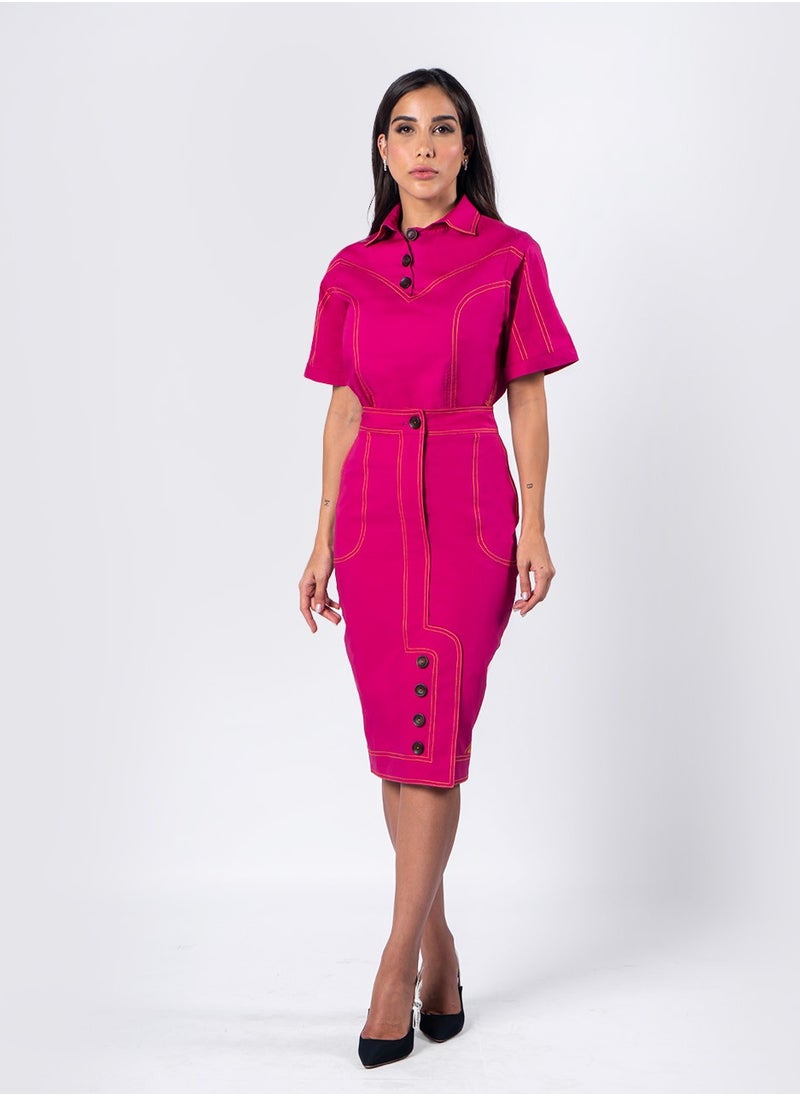 NIVA FASHION HOUSE Loose On Stitch Detailing Set  - Image 2