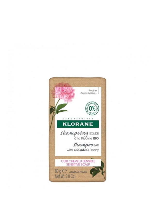 Klorane Peony Shampoo Bar 80g - Image 1