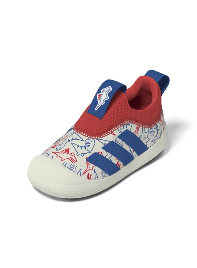 Adidas Monofit Dino  I U White Sportswear Shoes For Kids