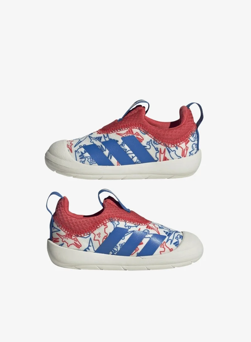 adidas أحذية رياضية مونوفيت دينو آي يو للأطفال أبيض