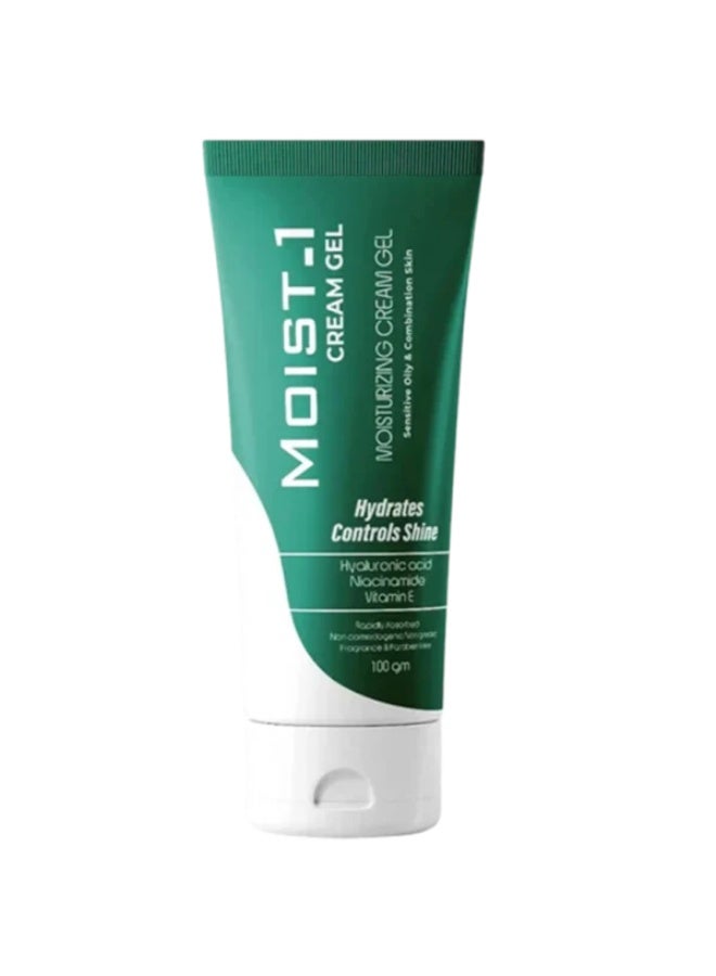 Purex Health Care Moist-1 Hydrating Cream Gel with Hyaluronic Acid, Niacinamide and Aloe Vera for Oily Skin, Matte-Soft Finish, Fast Absorption