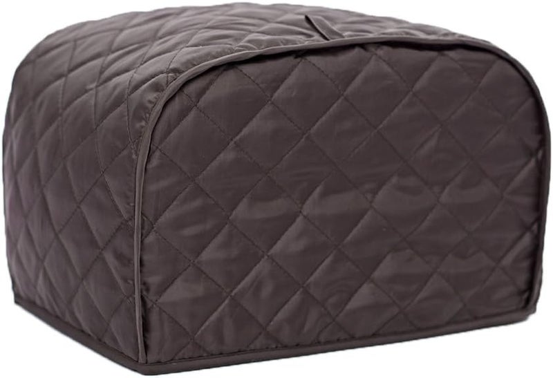 klarako Toaster Cover, Polyester Toaster Appliance Cover for Four Slice Toaster and Dust & Fingerprint Protection / 11.5 X 8 X 8cm (Coffee) - Image 2