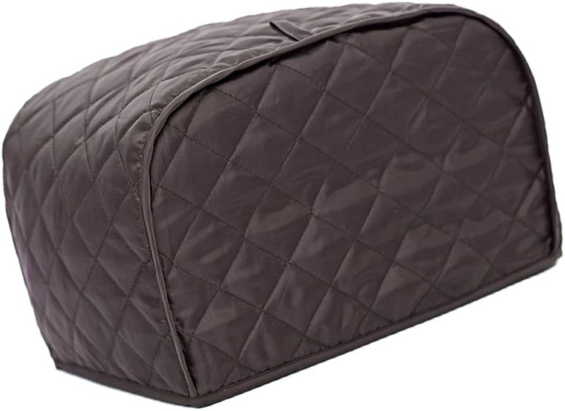 klarako Toaster Cover, Polyester Toaster Appliance Cover for Four Slice Toaster and Dust & Fingerprint Protection / 11.5 X 8 X 8cm (Coffee) - Image 4