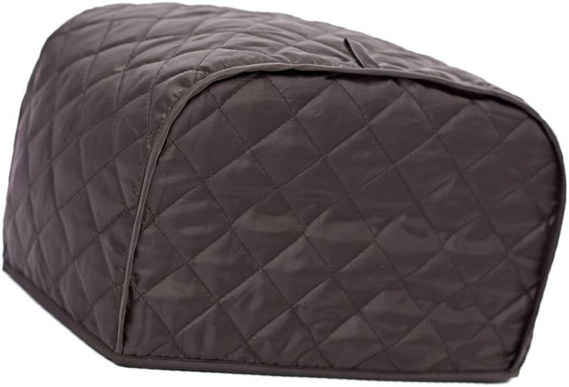 klarako Toaster Cover, Polyester Toaster Appliance Cover for Four Slice Toaster and Dust & Fingerprint Protection / 11.5 X 8 X 8cm (Coffee) - Image 1