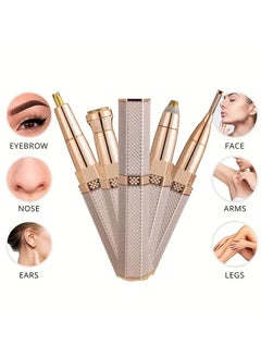 Boxili 1 PC 10.16 Cm 1 Electric Full Body Epilator Facial Shaver For Women Rechargeable Painless Eyebrow Nose Leg Armpit Hair Bikini Trimmer  - Image 5