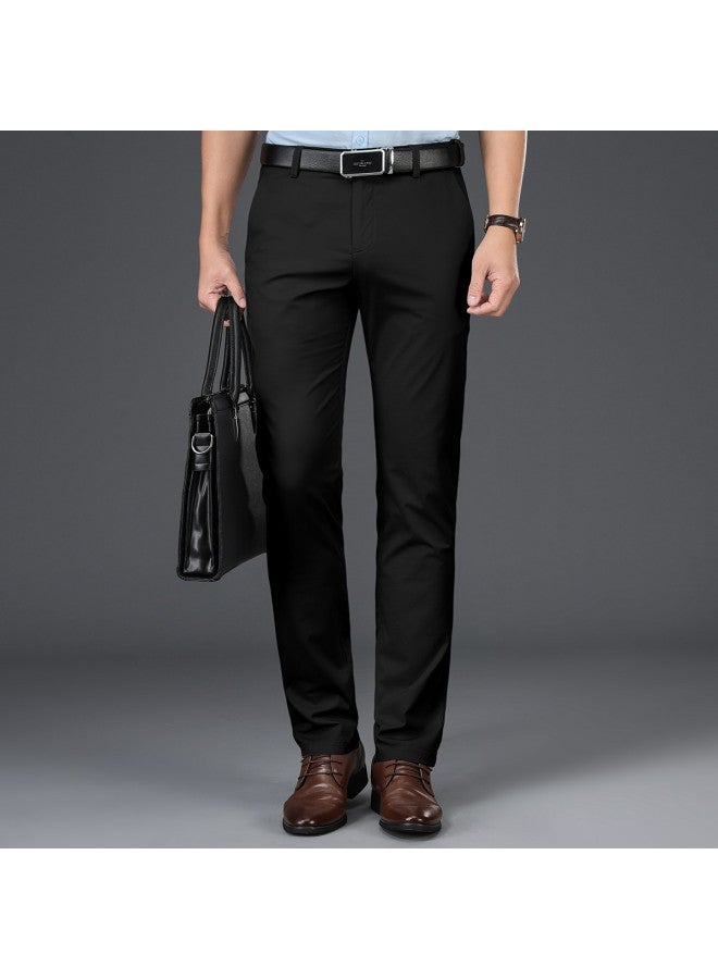 Septwolves Casual Fashion】men's Casual Pants Summer Style Business Wrinkle-free Easy Care Men's Trousers High-end Men's Long Pants - Image 3