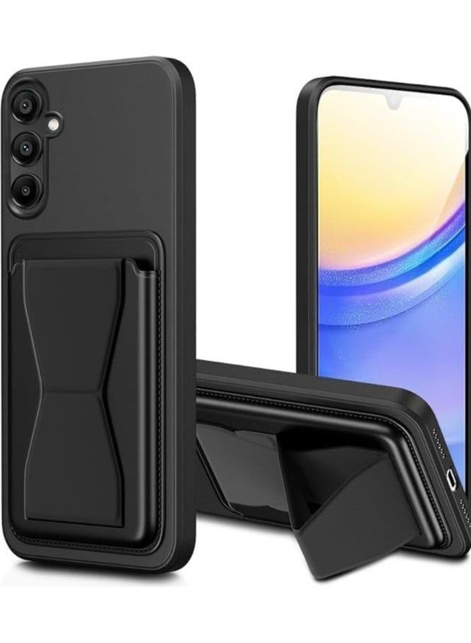 Leather Case With TPU Frame, Shockproof Protective with Card Holder Stand Compatible with Phone Samsung Galaxy A36 