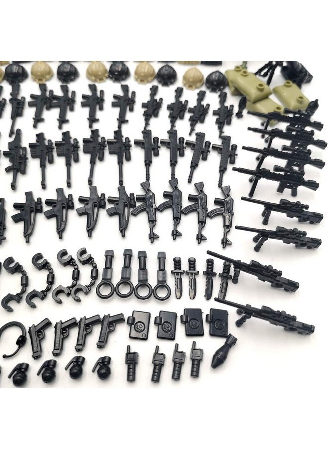 ZHX ZHX Weapon Pack Military Weapon Accessories Army Guns Simulate Battle Building Blocks Brick Toys for Kids  - Image 5