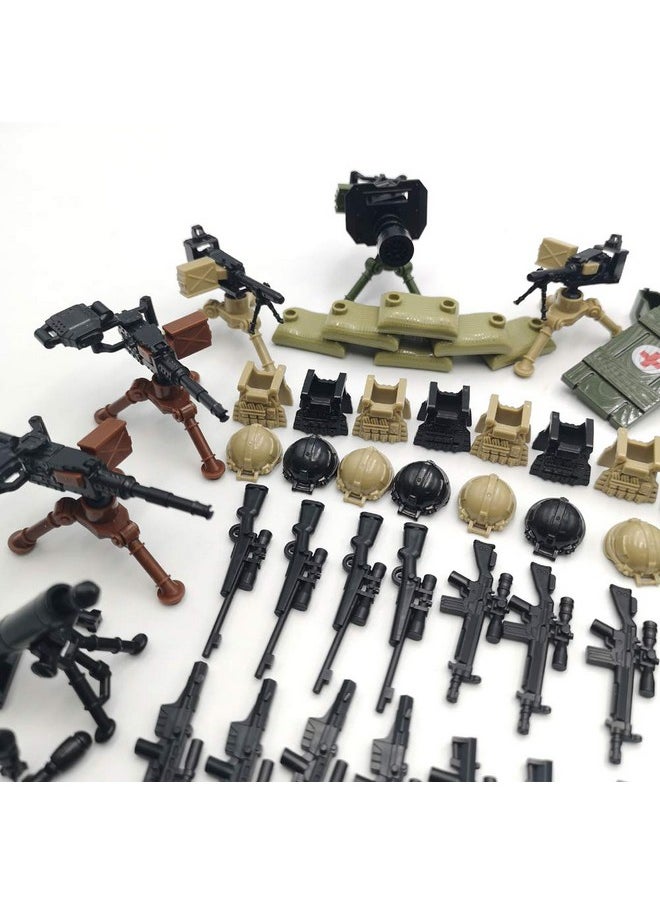 ZHX ZHX Weapon Pack Military Weapon Accessories Army Guns Simulate Battle Building Blocks Brick Toys for Kids  - Image 2