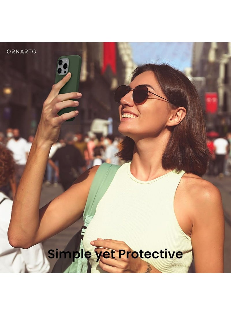 X-level iPhone 16 Pro Mobile Case Cover with Soft Liquid Silicone Protection Anti-Scratch Shockproof Accessories Slim Protective Back Cover with Comfortable Hold Touch Feeling and Anti-fingerprint - Image 5