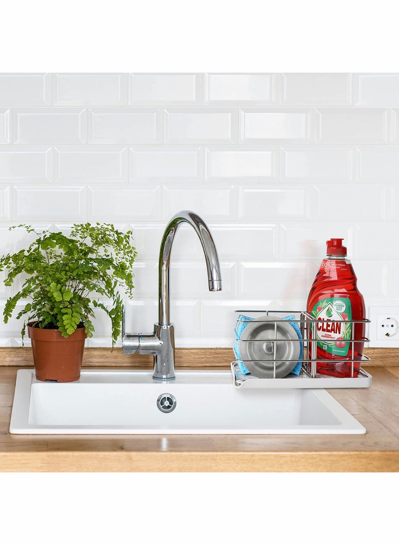 Kitchen Sponge Holder, Kitchen Sink Organiser with Tray