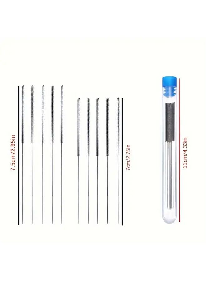 10Pcs Stainless Steel 3D Printer Nozzle Cleaning Needles Set For Pipeline Maintenance - Image 2