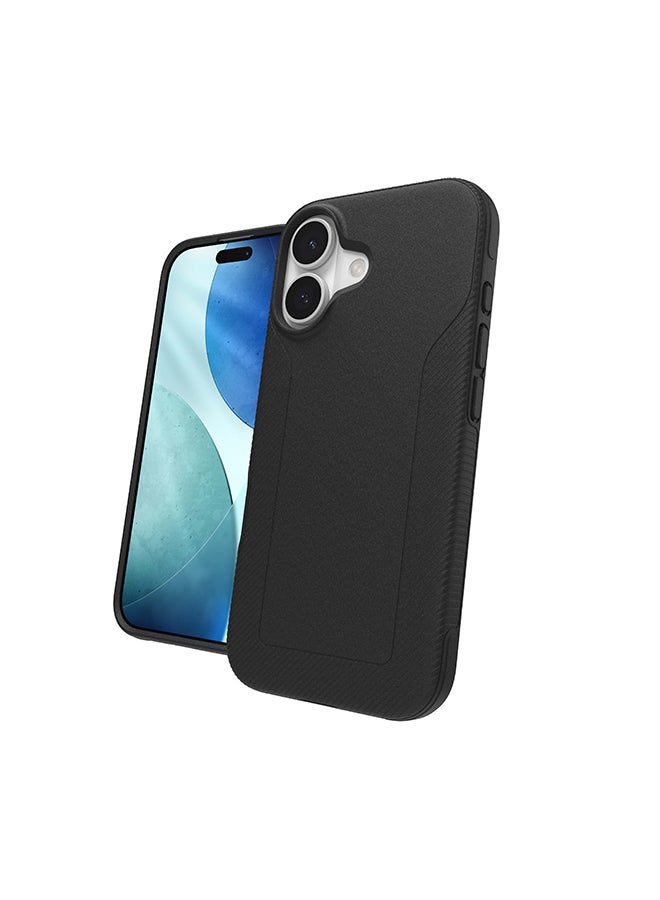 ZAGG iPhone 17 Case – Luxe Snap MagSafe Compatible Slim Protective Cover with Graphene Strength & 10 ft Drop Protection – Black - Image 1