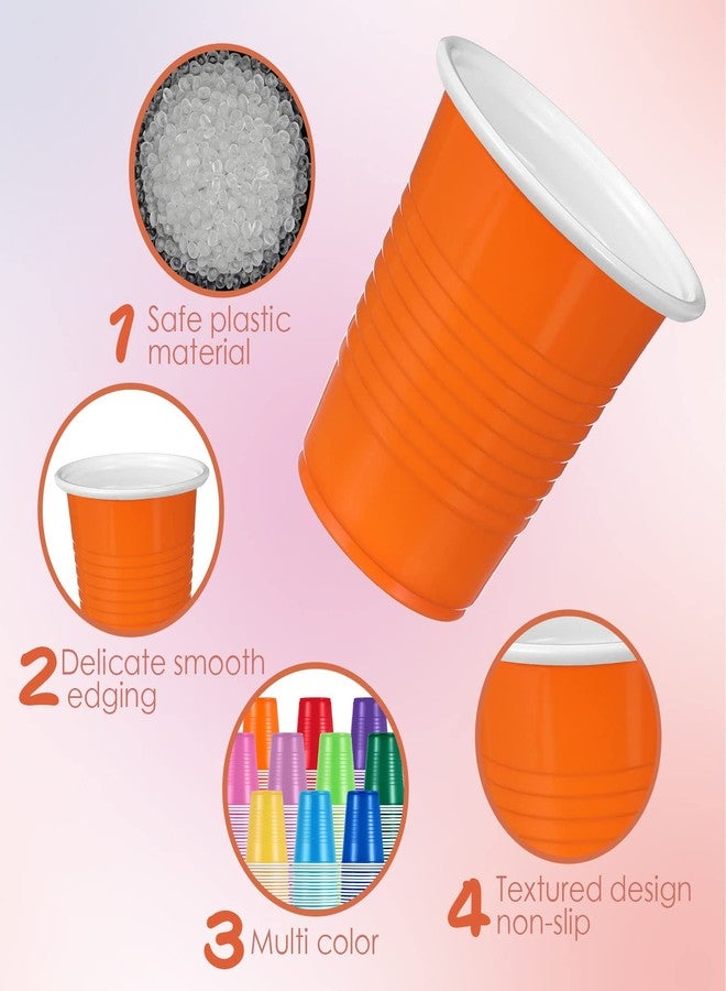 Eaasty 1000 Pcs Disposable Party Plastic Cups 10 Colors 5 Oz/150 ml Plastic Drinking Cups Assorted Colors Disposable Drinking Tumblers for Tasting, Birthday Parties, Picnic, BBQ, Wedding - Image 3