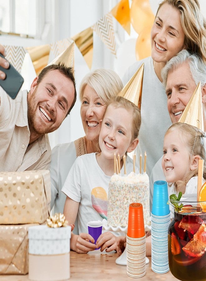 Eaasty 1000 Pcs Disposable Party Plastic Cups 10 Colors 5 Oz/150 ml Plastic Drinking Cups Assorted Colors Disposable Drinking Tumblers for Tasting, Birthday Parties, Picnic, BBQ, Wedding - Image 5