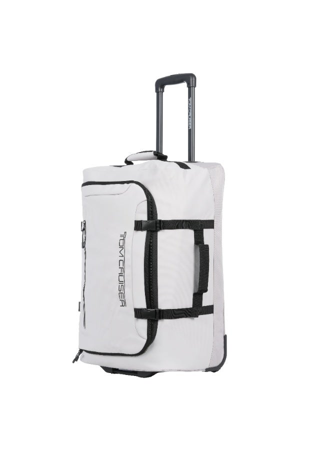 Tom Cruiser Grand Tour Large Luggage Suitcase - 28 inch, Water Resistant PU-Coated Polyester with 2-Year Warranty - Light Grey - Image 2