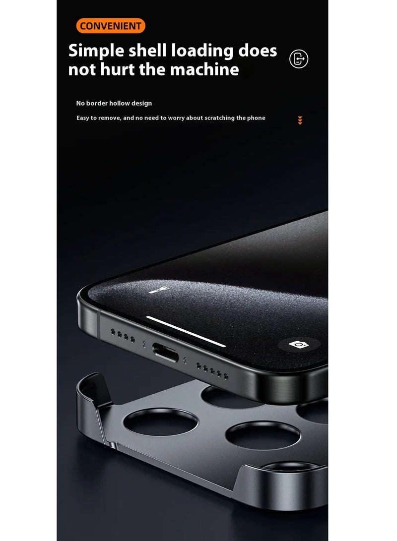 iPhone 16 Pro Luxury Aromatherapy Aluminum Alloy Phone Case for iPhone 16 Pro | Frameless, Shockproof, Heat Dissipation Design for Stylish Protection - 2024  - Image 4
