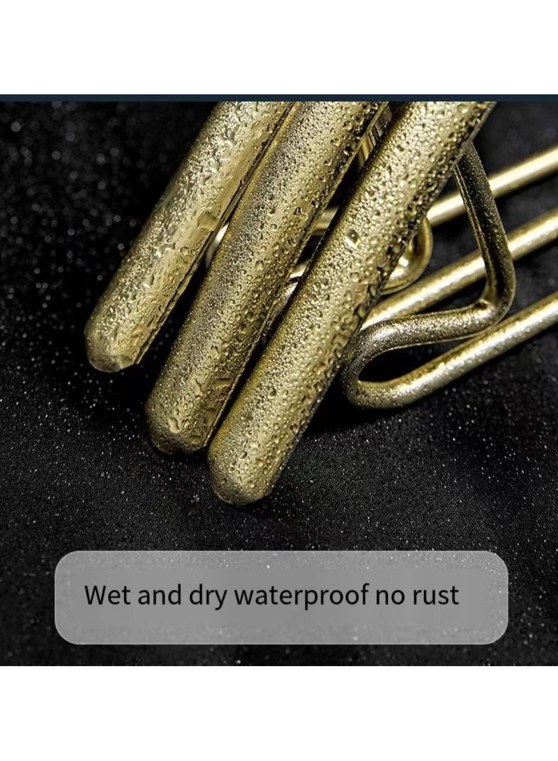 Aluminum alloy hangers, indoor balcony, semi-circular, seamless hangers, 5 pieces - Image 3