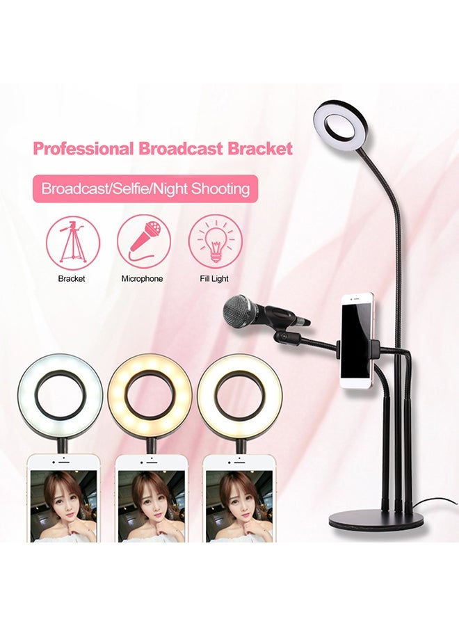 NIBEMINENT 360° Adjustable Microphone Holder Black - Image 3