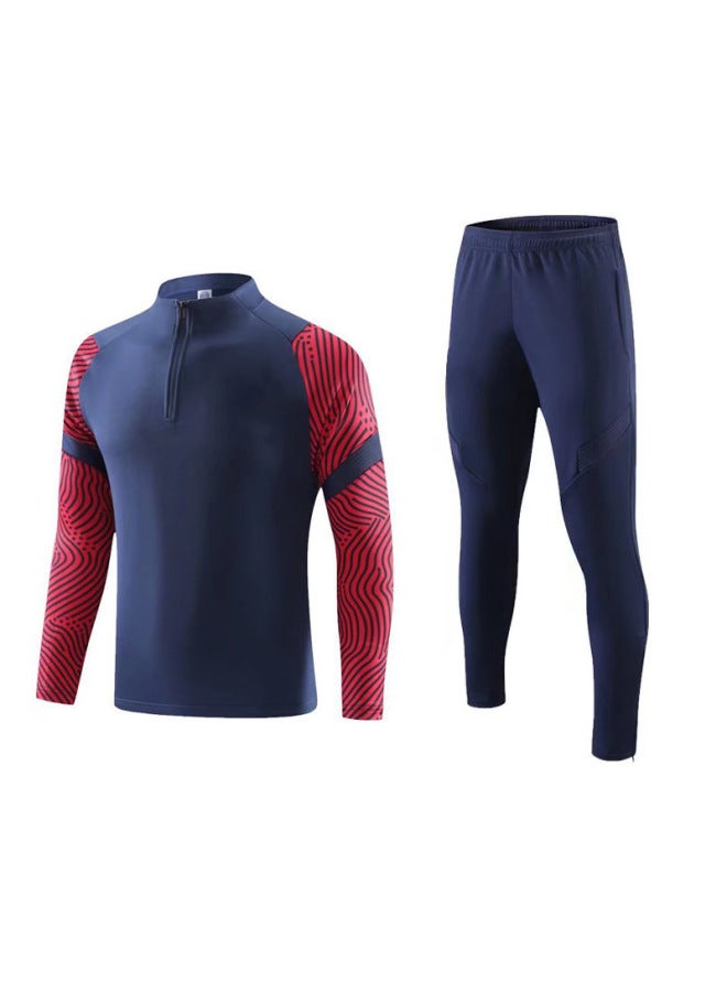 063 Dark Blue Football Jersey - Image 1