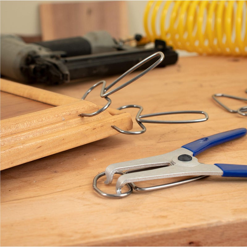 Fulton Woodworking Tools Fulton Miter Spring Clamps for Woodworking Set, Wood Trim, Picture Frames, Crown Molding Tool, Hip Clip & 13 Spring Miter Clamps for Trim, Finish Carpenter Tools, Made in USA - Image 4
