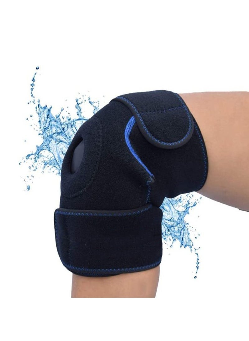 Generic A pair of sports knee pads with adjustable hot and cold knee pads, gel knee protectors, knee sprain knee pads (including a gel water bag) - Image 1