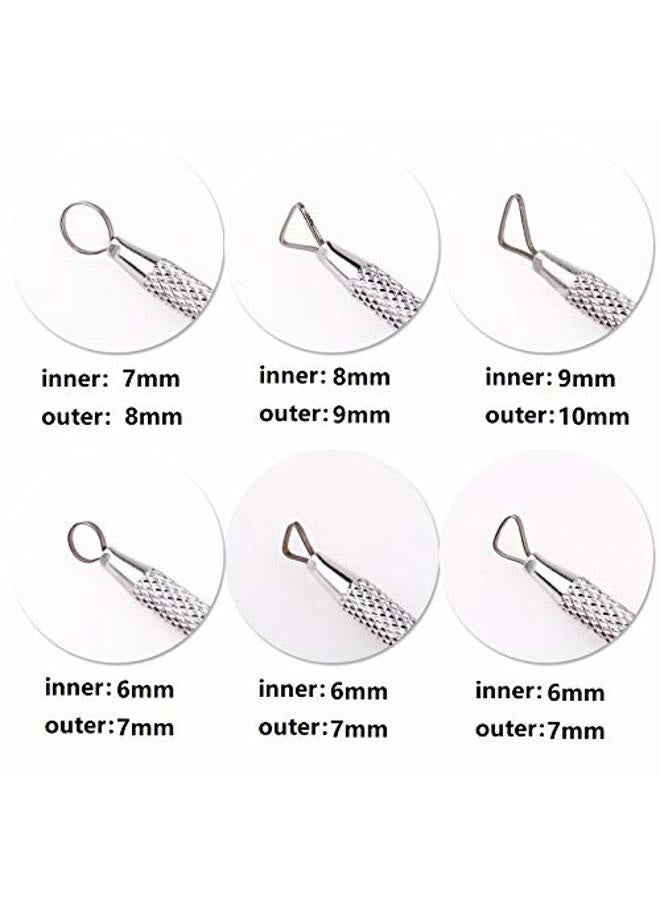ZUOYOU 6 PCS Clay Pottery Sculpting Tools Set Pottery Clay Sculpture Caving Sc Craft Modelling Tools - Image 4