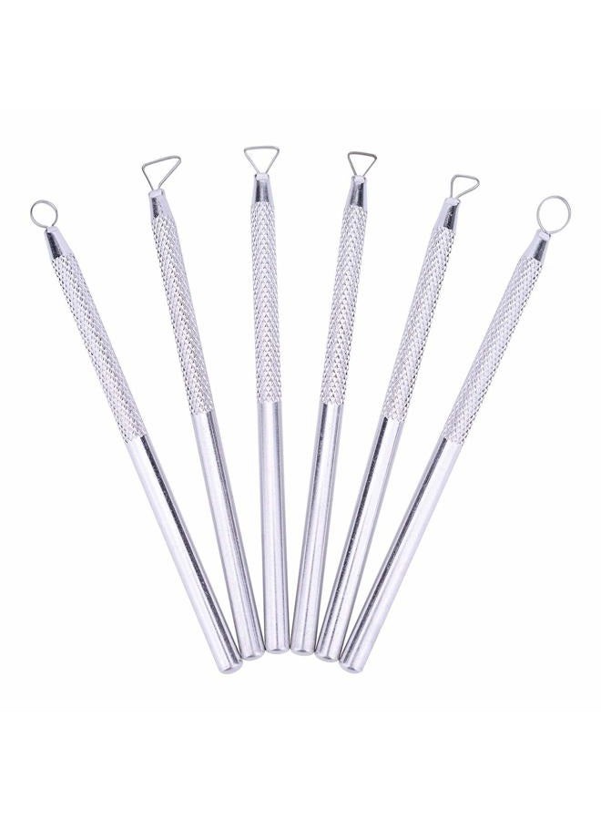 ZUOYOU 6 PCS Clay Pottery Sculpting Tools Set Pottery Clay Sculpture Caving Sc Craft Modelling Tools - Image 1