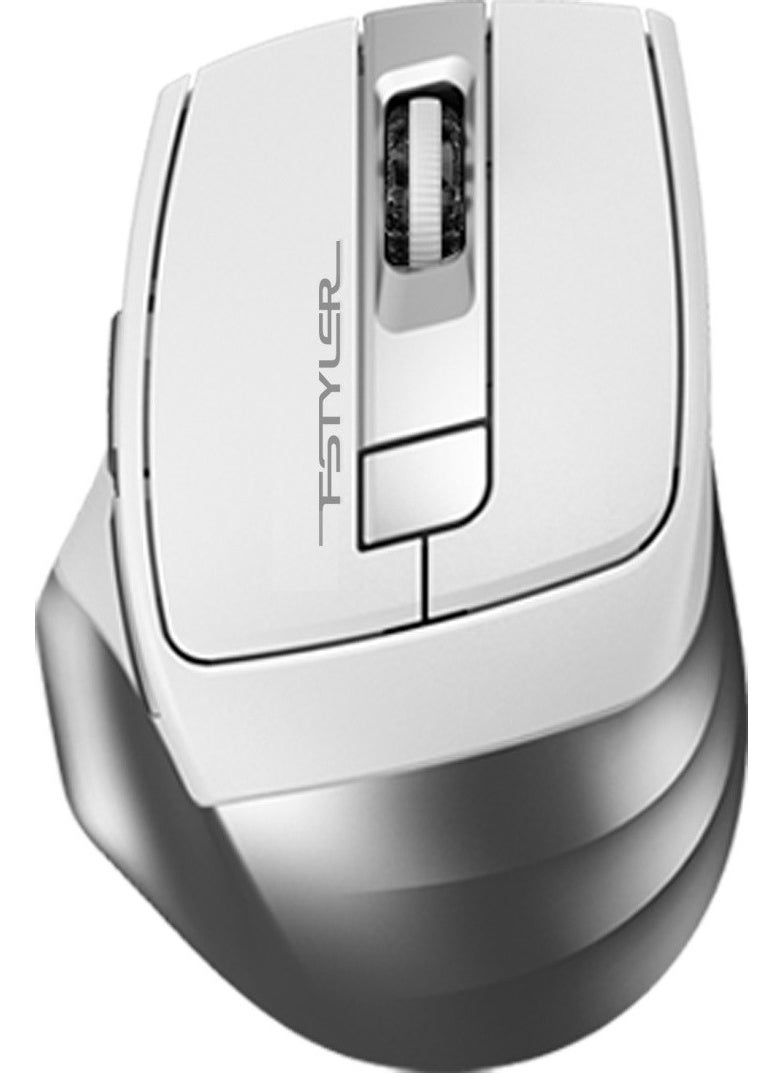 A4TECH A4 Tech FB35 White Bluetooth+2.4g Nano Wireless Optical 2000 Dpi Mouse  - Image 1
