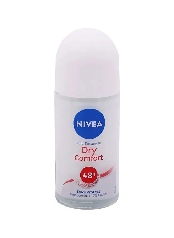 NIVEA Women's Roll-On Deodorant Dry Comfort 50ml - Image 1