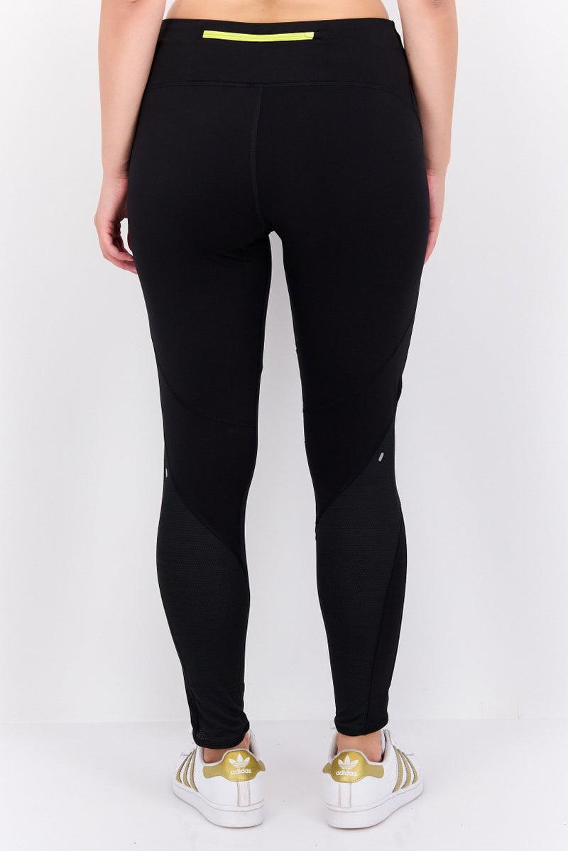 Adidas  leggings رياضية نسائية مناسبة للجري، أسود - Image 3