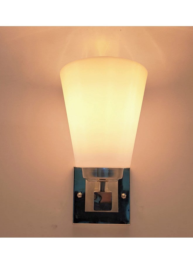 DarkVision Classic Steel Wall Light with PVC Shade Contemporary Decorative Lighting Indoor Wall Lamp Fixture for Bedroom, Living Room, Hallway, Kitchen and Home Decor (Without Bulb) - Image 5