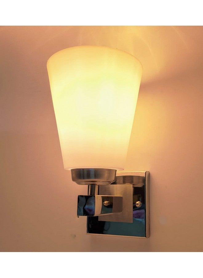 DarkVision Classic Steel Wall Light with PVC Shade Contemporary Decorative Lighting Indoor Wall Lamp Fixture for Bedroom, Living Room, Hallway, Kitchen and Home Decor (Without Bulb) - Image 4