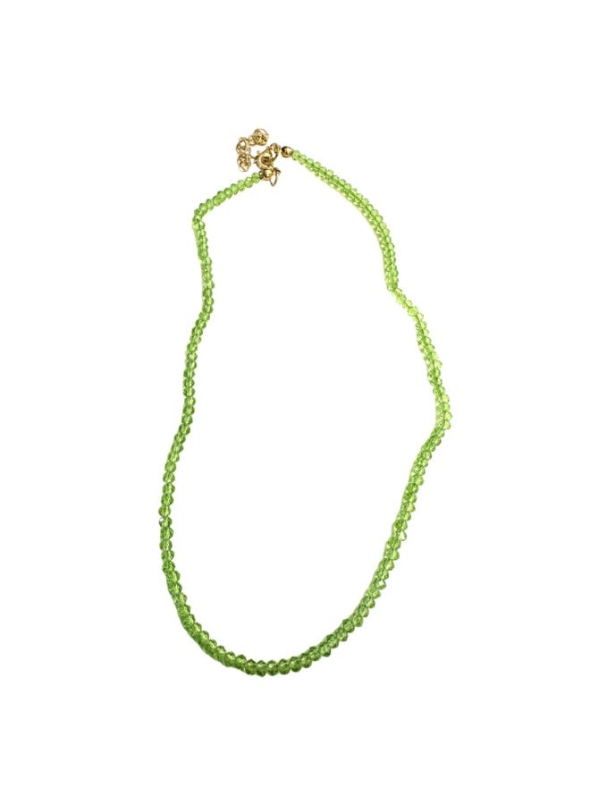 Trio Earrings Lime Glow Necklace - Image 2