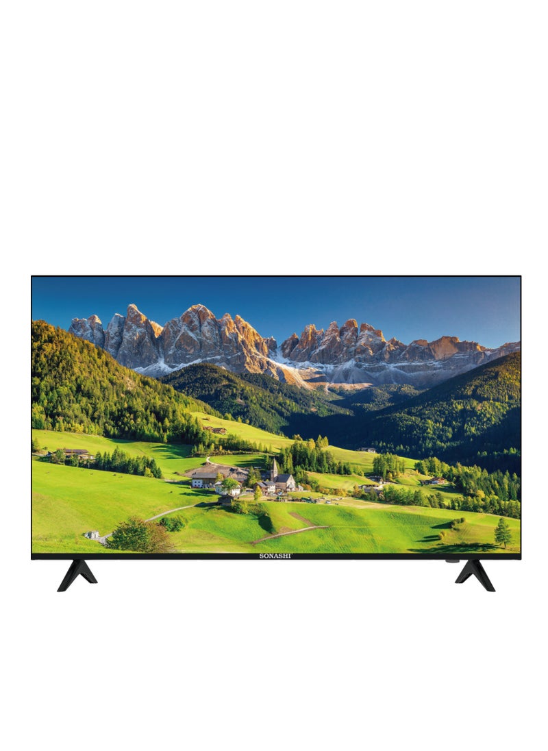 SONASHI - 32 Inch HD Smart LED TV - Frameless Design with Remote Control | Wide viewing angle with 2 USB and HDMI ports | Perfect Entertainment with WIFI and Bluetooth Connecting Feature SLED-3209HD - Image 1