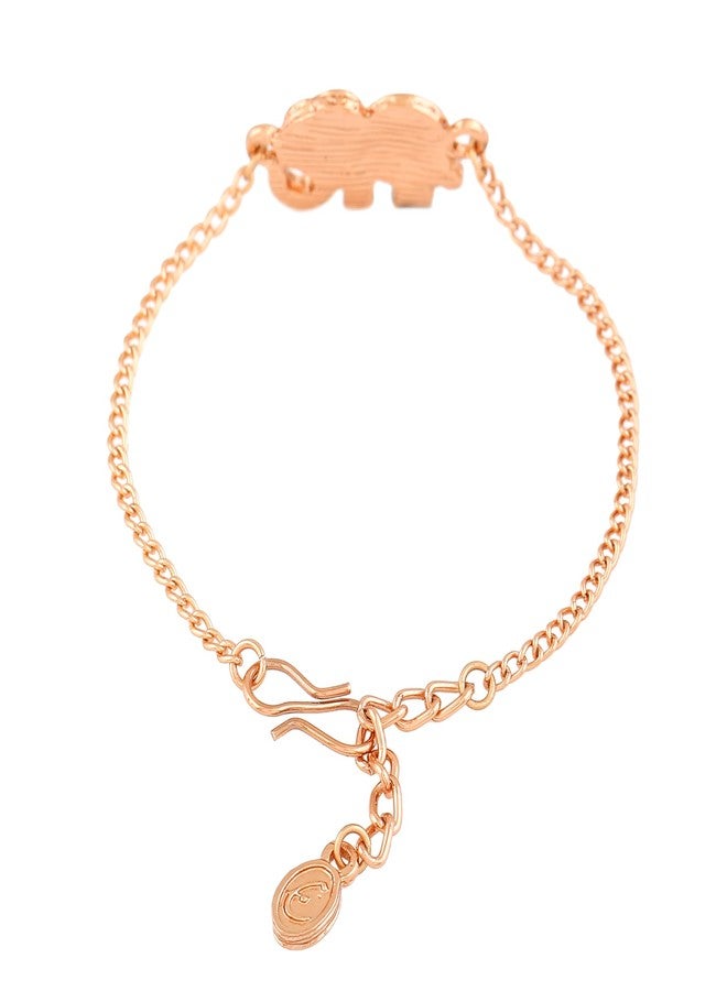 استيل سوار إستيل الفاخر بتصميم عين الحسد على شكل فيل، مناسب للفتيات والسيدات - Image 4