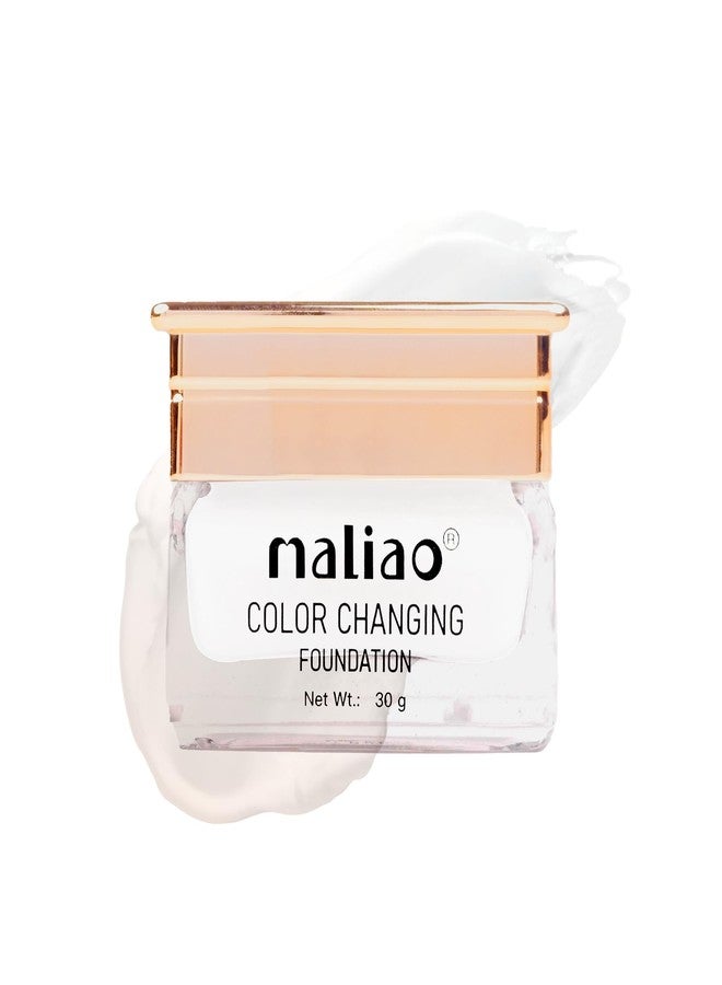 Maliao Color Changing Foundation | Flawless Coverage | Skin Tone Adapting | Lightweight & Long-Lasting | Hydrating Formula | 30g - Image 1