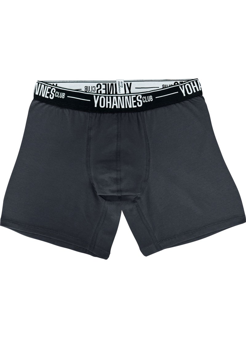 Yohannes Club - men, Special Anatomical Cotton Boxer, single, Smoke - Image 1