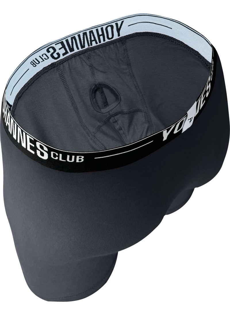 Yohannes Club - men, Special Anatomical Cotton Boxer, single, Smoke - Image 1