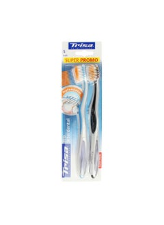 TRISA Pro Interdental Soft Toothbrush Pack Of 2 (Assorted Color)  - Image 3